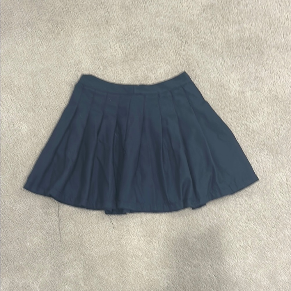 Elegant Navy Blue Golf Skirt